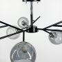 Зображення Стельова люстра Light House LNF-17513/8 BK GR чорна із графітовим плафоном ИМ Light-Deco 1 
