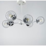 Зображення Стельова люстра на 6 плафонів в білому корпусі ИМ Light-Deco 1 