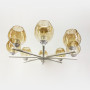Изображение Люстра потолочная Light House LF-17378/8 WT+BR с коричневым плафоном ИМ Light-Deco 2 
