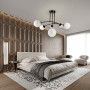 Зображення Люстра MOBIS на 6 плафонів у чорному корпусі ИМ Light-Deco 8 
