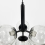 Зображення Чорний світильник на 4 білих прозорих плафонів ИМ Light-Deco 3 