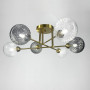 Зображення Стельова люстра з 6 гранчастими плафонами ИМ Light-Deco 3 