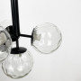 Зображення Чорний світильник на 4 білих прозорих плафонів ИМ Light-Deco 4 