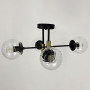 Изображение Люстра потолочная Light House LF-17376/4 TBS+BK+CL черный + латунь, цвет плафона прозрачный ИМ Light-Deco 1 