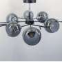 Зображення Стельова люстра в чорному корпусі на 8 ламп ИМ Light-Deco 4 