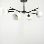 Зображення Стельова люстра Light House LNF-17513/4 BK WT чорна з білим плафоном ИМ Light-Deco 2 