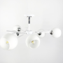 Зображення Стельова люстра Light House LNF-17513/6 WT WT біла з білим плафоном ИМ Light-Deco 2 