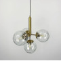 Зображення Люстра на 4 білих матових або прозорих плафонів ИМ Light-Deco 7 