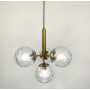 Зображення Люстра на 4 білих матових або прозорих плафонів ИМ Light-Deco 4 
