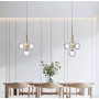 Зображення Люстра на 4 білих матових або прозорих плафонів ИМ Light-Deco 2 