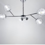 Зображення Стельова люстра в корпусі хром на 6 плафонів ИМ Light-Deco 