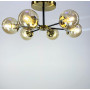Зображення Люстра стельова Light House LNF-17491/6 AB+BK колір плафону янтарний ИМ Light-Deco 2 