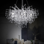 Зображення Люстра в корпусі хром зі скляними підвісами Ø 80 см ИМ Light-Deco 3 