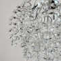 Изображение Вишукана срібна підвісна люстра з прозорим кришталем Ø50 см ИМ Light-Deco 1 
