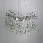Зображення Вишукана срібна люстра DIAMINA з кришталевим камінням Ø 80 см ИМ Light-Deco 5 