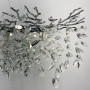 Зображення Видовжена срібна люстра DIAMINA з кришталевим камінням ИМ Light-Deco 3 