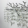 Зображення Видовжена срібна люстра DIAMINA з кришталевим камінням ИМ Light-Deco 8 