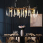 Изображение Видовжена люстра Empire Aqua в золотистому корпусі Light House LNF-1067_1622 ИМ Light-Deco 7 