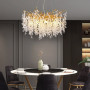 Зображення Золота люстра з білими підвісками у корпусі Ø 60 см ИМ Light-Deco 3 