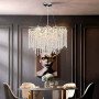 Зображення Підвісна люстра в корпусі хром з кришталевим камінням ИМ Light-Deco 3 
