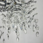 Зображення Вишукана срібна люстра DIAMINA з кришталевим камінням Ø 50 см ИМ Light-Deco 2 