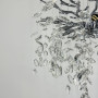 Зображення Вишукана срібна люстра DIAMINA з кришталевим камінням Ø 50 см ИМ Light-Deco 1 