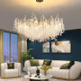 Зображення Золота люстра з білими підвісками у корпусі Ø 100 см ИМ Light-Deco 3 