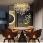 Изображение Люстра в стилі Серпента в золотистому корпусі ИМ Light-Deco 