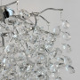Изображение Вишукана срібна підвісна люстра з прозорим кришталем Ø60 см ИМ Light-Deco 