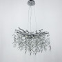 Зображення Вишукана срібна люстра DIAMINA з кришталевим камінням ИМ Light-Deco 1 