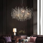 Зображення Вишукана срібна люстра DIAMINA з кришталевим камінням ИМ Light-Deco 3 