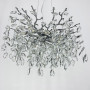 Зображення Вишукана срібна люстра DIAMINA з кришталевим камінням ИМ Light-Deco 9 