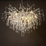 Зображення Люстра в корпусі хром зі скляними підвісами Ø80 см ИМ Light-Deco 