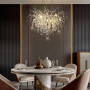 Зображення Люстра в корпусі хром зі скляними підвісами Ø60 см ИМ Light-Deco 4 
