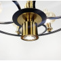 Зображення Класична підвісна люстра з 7 янтарними плафонами ИМ Light-Deco 1 
