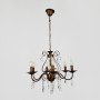 Зображення Вишукана люстра-підсвічник на 6 ламп у корпусі Ø 60 см ИМ Light-Deco 