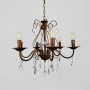 Зображення Вишукана люстра-підсвічник на 6 ламп у корпусі Ø 60 см ИМ Light-Deco 2 