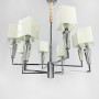 Зображення Класична хромова люстра з квадратними абажурами ИМ Light-Deco 