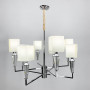 Зображення Класична хромова люстра з квадратними абажурами ИМ Light-Deco 2 