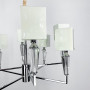 Зображення Класична хромова люстра з квадратними абажурами ИМ Light-Deco 1 