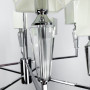 Зображення Класична хромова люстра з квадратними абажурами ИМ Light-Deco 4 
