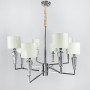 Зображення Класична хромова люстра з круглими абажурами ИМ Light-Deco 4 