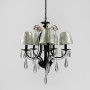 Зображення Кришталева люстра з 5 абажурами Ø 60 см ИМ Light-Deco 2 