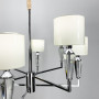 Зображення Класична хромова люстра з круглими абажурами ИМ Light-Deco 