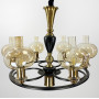 Зображення Класична підвісна люстра з янтарними плафонами ИМ Light-Deco 7 
