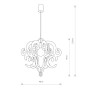 Изображение Люстра Nowodvorski 5210 Katerina E27 1x60W IP20 Wh ИМ Light-Deco 1 