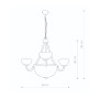 Зображення Купить 5996 Люстра Nowodvorski BARON WHITE VI zwis PL ИМ Light-Deco 1 
