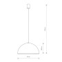 Зображення Люстра підвісна Nowodvorski 4838 Hemisphere E27 1x60W IP20 Bl ИМ Light-Deco 1 