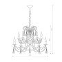 Изображение Люстра Nowodvorski 4985 Twist E14 10x60W IP20 Wh ИМ Light-Deco 1 
