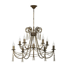 Купить Люстра Nowodvorski 2767 Twist E14 10x60W IP20 Brown